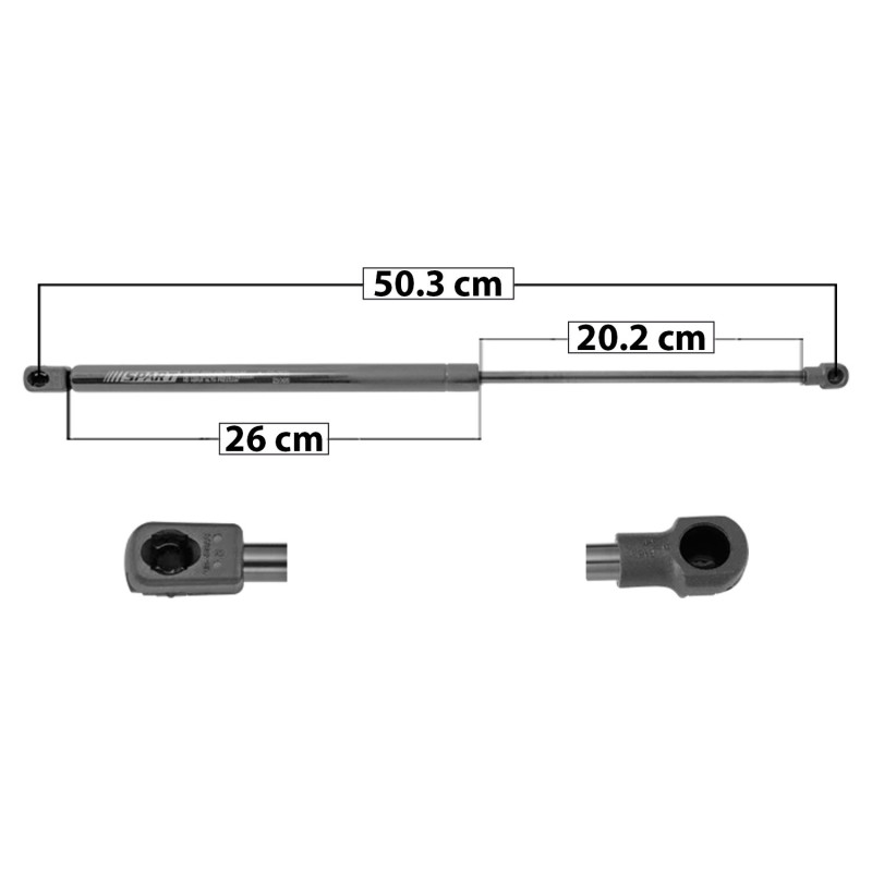 AMORTIGUADOR 5TA PUERTA A3 AUDI 50945