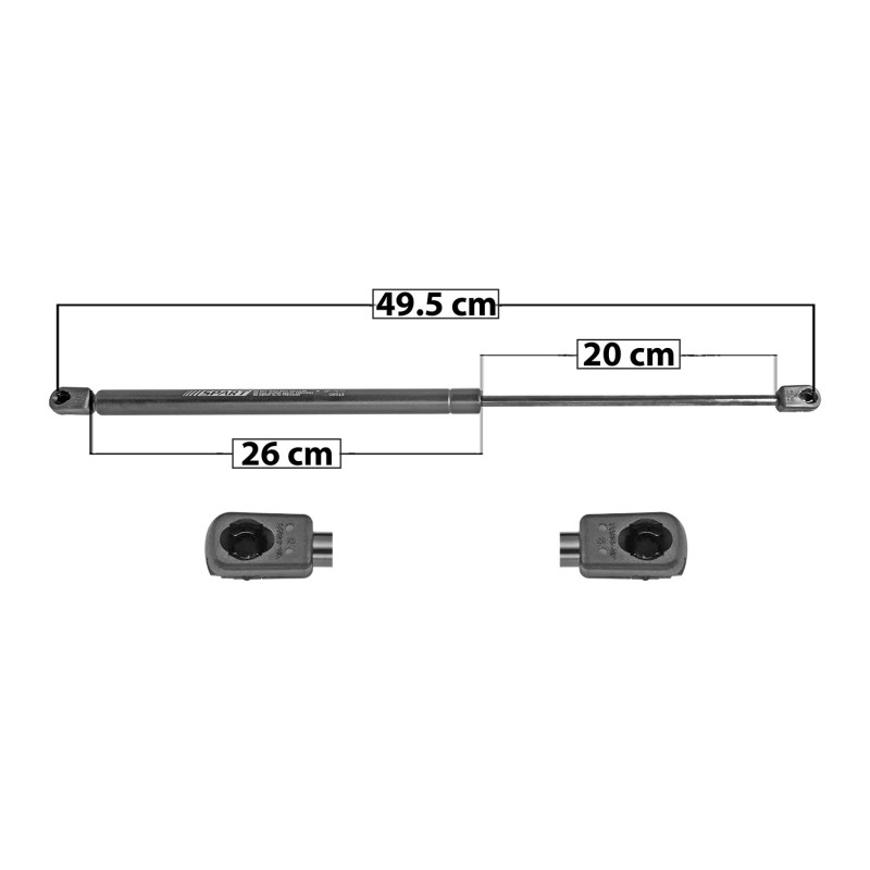 AMORTIGUADOR 5TA PUERTA CHEVY CHEVROLET 33495