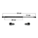 AMORTIGUADOR CAJUELA SERIE 3 BMW 33488