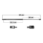 AMORTIGUADOR COFRE HHR CHEVROLET 50739