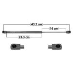 AMORTIGUADOR VIDRIO 5TA PUERTA BRONCO FORD 50943