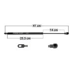 AMORTIGUADOR VIDRIO TRASERO QX56 INFINITI 33421
